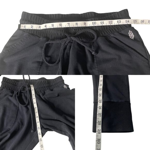 Free People Movement Sunny Skinny Sweatpants Joggers Black Women's Size Medium - Picture 6 of 8